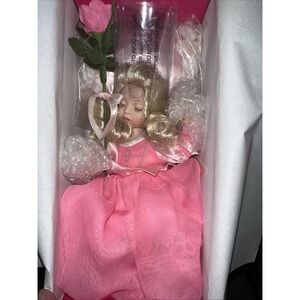 NRFB MARIE OSMOND DISNEYANA BABY SLEEPING BEAUTY TINY TOT PORCELAIN DOLL‎ W/ COA